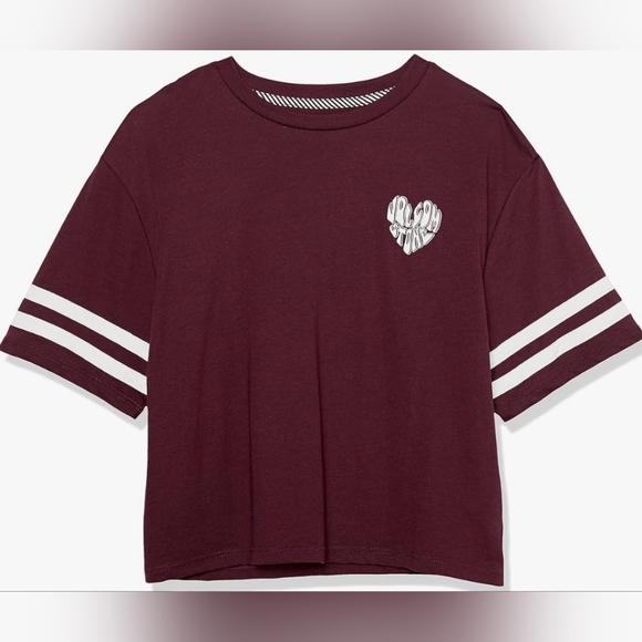 Volcom maroon crop top - Picture 2 of 6